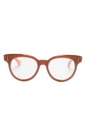 Dita Eyewear round-frame glasses - Orange