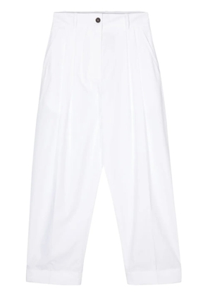 Studio Nicholson Acuna high-waisted cotton trousers - White