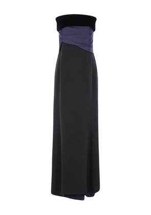 Giorgio Armani strapless maxi dress - Black