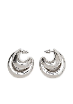 Panconesi double-hoop earrings - Silver