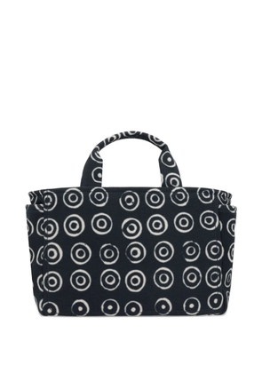 10 CORSO COMO circle-print canvas tote bag - Black
