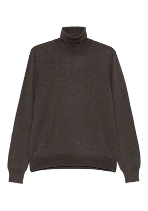 Tagliatore roll-neck sweater - Brown