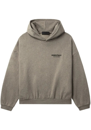 FEAR OF GOD ESSENTIALS logo-print hoodie - Grey
