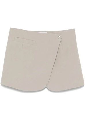 Coperni tailored mini skirt - Neutrals