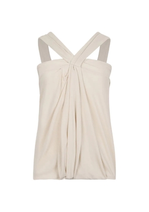 ISABEL MARANT crossover-strap top - Neutrals