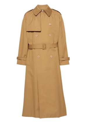 VETEMENTS double-breasted trench coat - Neutrals