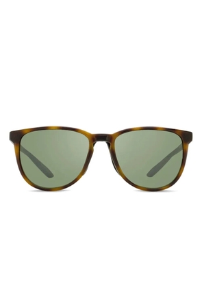 Nike oval-frame keyhole-bridge sunglasses - Brown