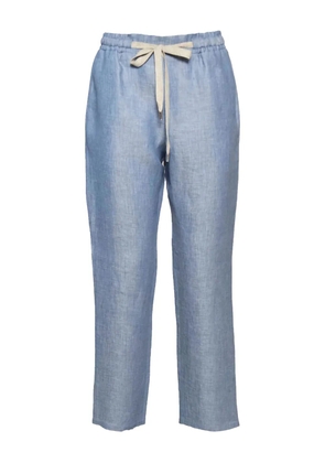 Barba drawstring-waist trousers - Blue