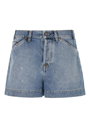 Moschino button-fastening denim shorts - Blue