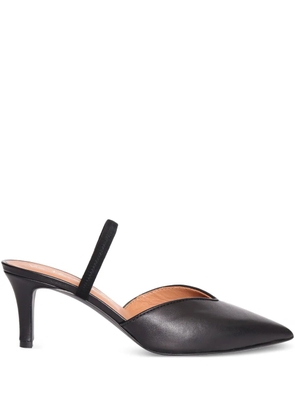 Via Roma 15 slingback pointed-toe pumps - Black