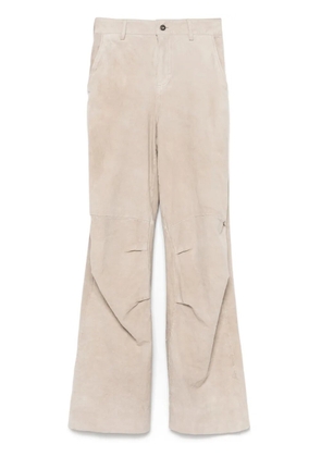 Salvatore Santoro suede trousers - Grey