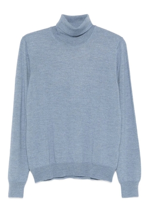 Tagliatore turtleneck virgin-wool sweater - Blue