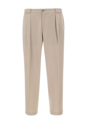 Briglia 1949 pleated wool trousers - Neutrals
