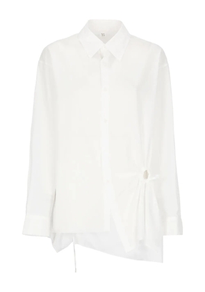 Y's cut-out cotton shirt - White