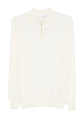 Lardini half-zip polo shirt - White