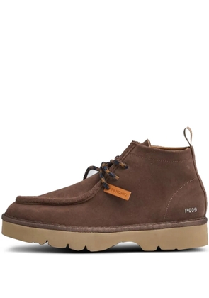 PANCHIC P009 suede boots - Brown