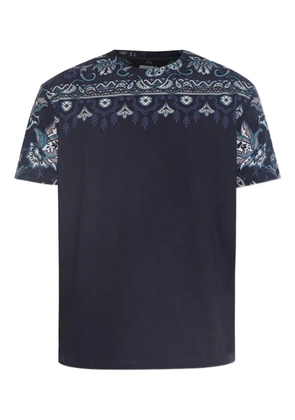 ETRO paisley-print short-sleeved T-shirt - Blue