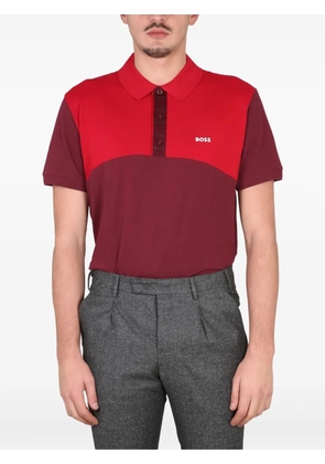 BOSS cotton polo shirt - Red