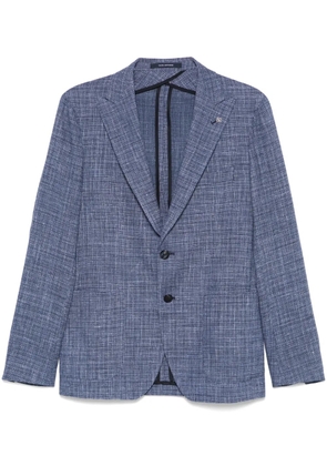 Tagliatore textured blazer - Blue