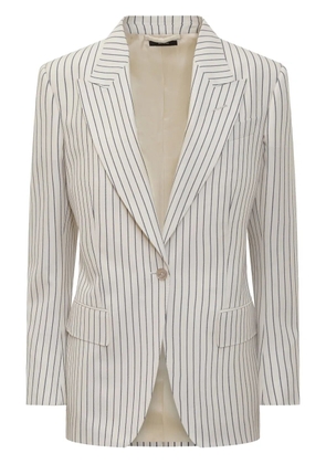 TOM FORD striped blazer - White
