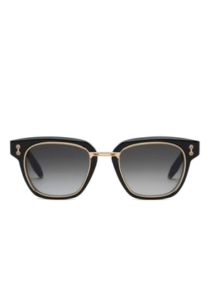 Akoni gold-detail square sunglasses - Black