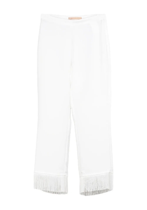 Pennyblack Maschera fringe trousers - White