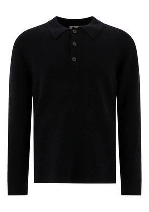 NN07 Harald long-sleeve polo shirt - Black