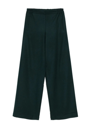 Niu elastic-waist wide-leg trousers - Green