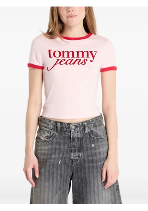 Tommy Jeans logo-print T-shirt - Pink