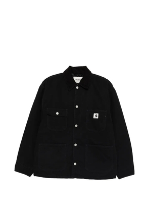 Carhartt WIP buttoned logo-patch jacket - Black