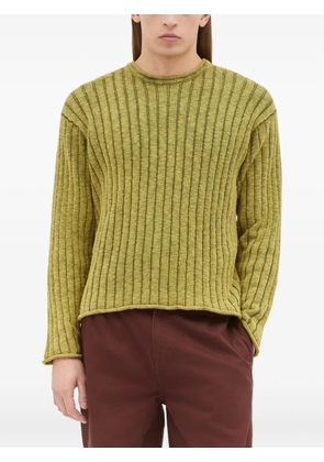 Jason Markk ribbed crew-neck sweater - Green