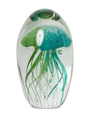 CU I SEEYOU jellyfish glass paper weight - Blue
