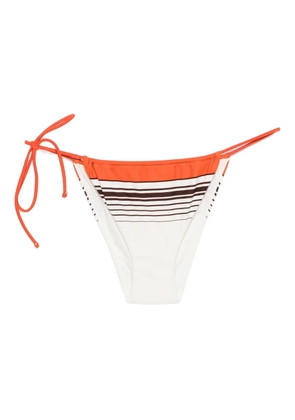 SIR. Destino striped-pattern bikini bottom - White
