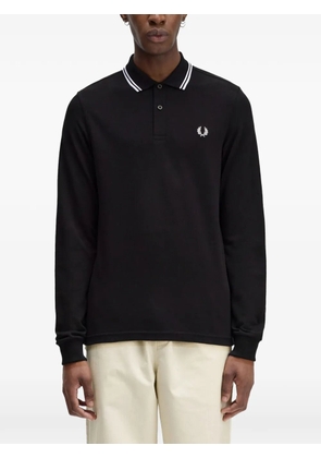 Fred Perry embroidered logo polo shirt - Black