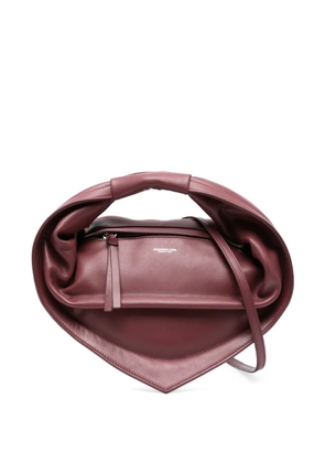 FEDERICO CINA Tortellino leather tote bag - Red