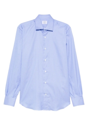 Mazzarelli striped long-sleeved shirt - Blue