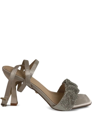 TWENTY FOURHAITCH crystal-embellished sandals - Silver