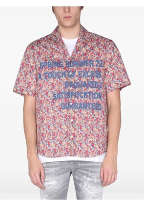 DSQUARED2 floral-print shirt