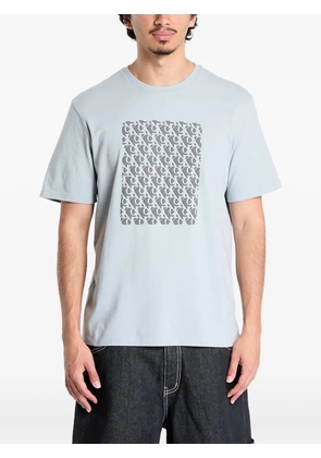 Calvin Klein logo-print pattern short-sleeved T-shirt - Grey