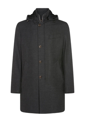 Montecore hooded button coat - Grey