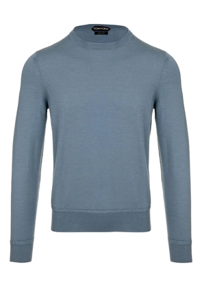 TOM FORD crew-neck top - Blue