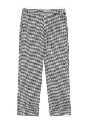 'S Max Mara Adelfi checked wide-leg trousers - Blue