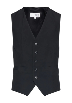 MM6 Maison Margiela single-breasted waistcoat - Black