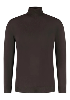 Zanone high-neck sweater - Brown