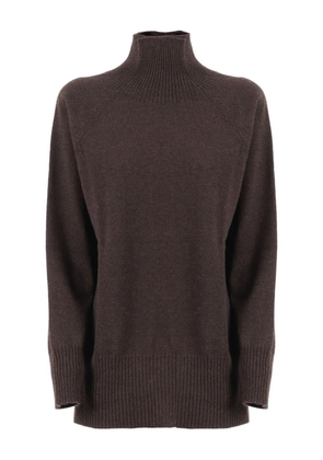 Kangra raglan-sleeve turtleneck sweater - Brown