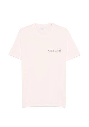 Maison Labiche Popincourt embroidered T-shirt - Pink