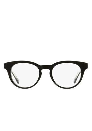 OMEGA EYEWEAR pantos-frame glasses - Black