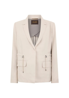 Moorer Ysabe long-sleeve blazer - Neutrals