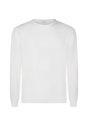 04651 / A TRIP IN A BAG crew-neck knitted jumper - White