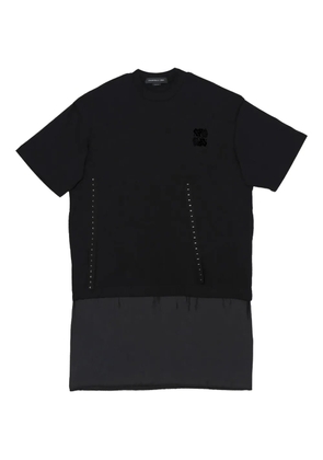 FEDERICO CINA appliqué-detail mini dress - Black